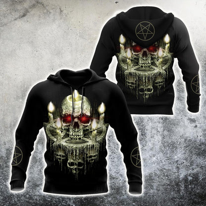 Candle And Skull Hoodie For Men And Women TNA01032105