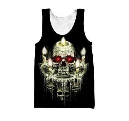 Candle And Skull Hoodie For Men And Women TNA01032105