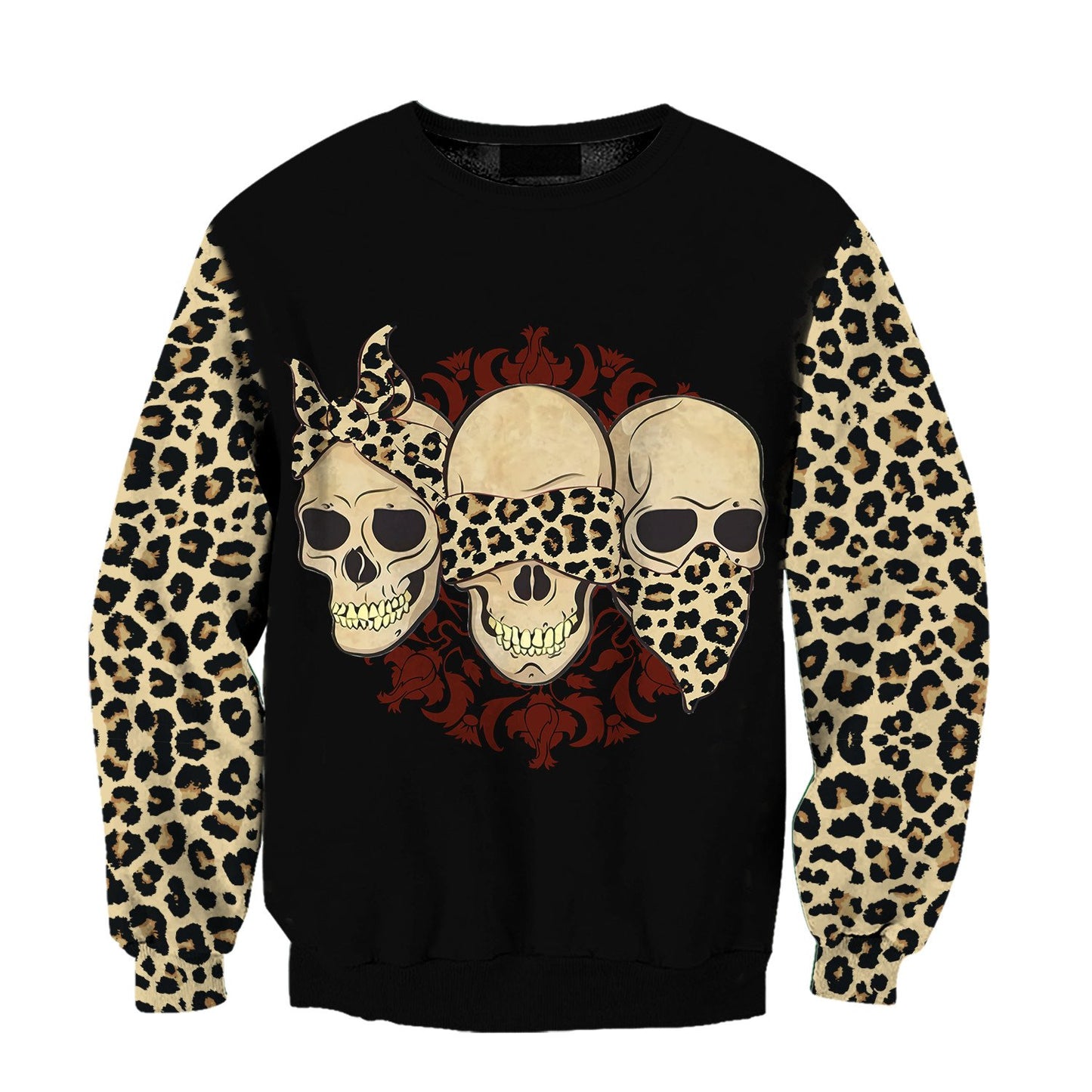 Three Skull Hoodie For Men And Women TR04032101