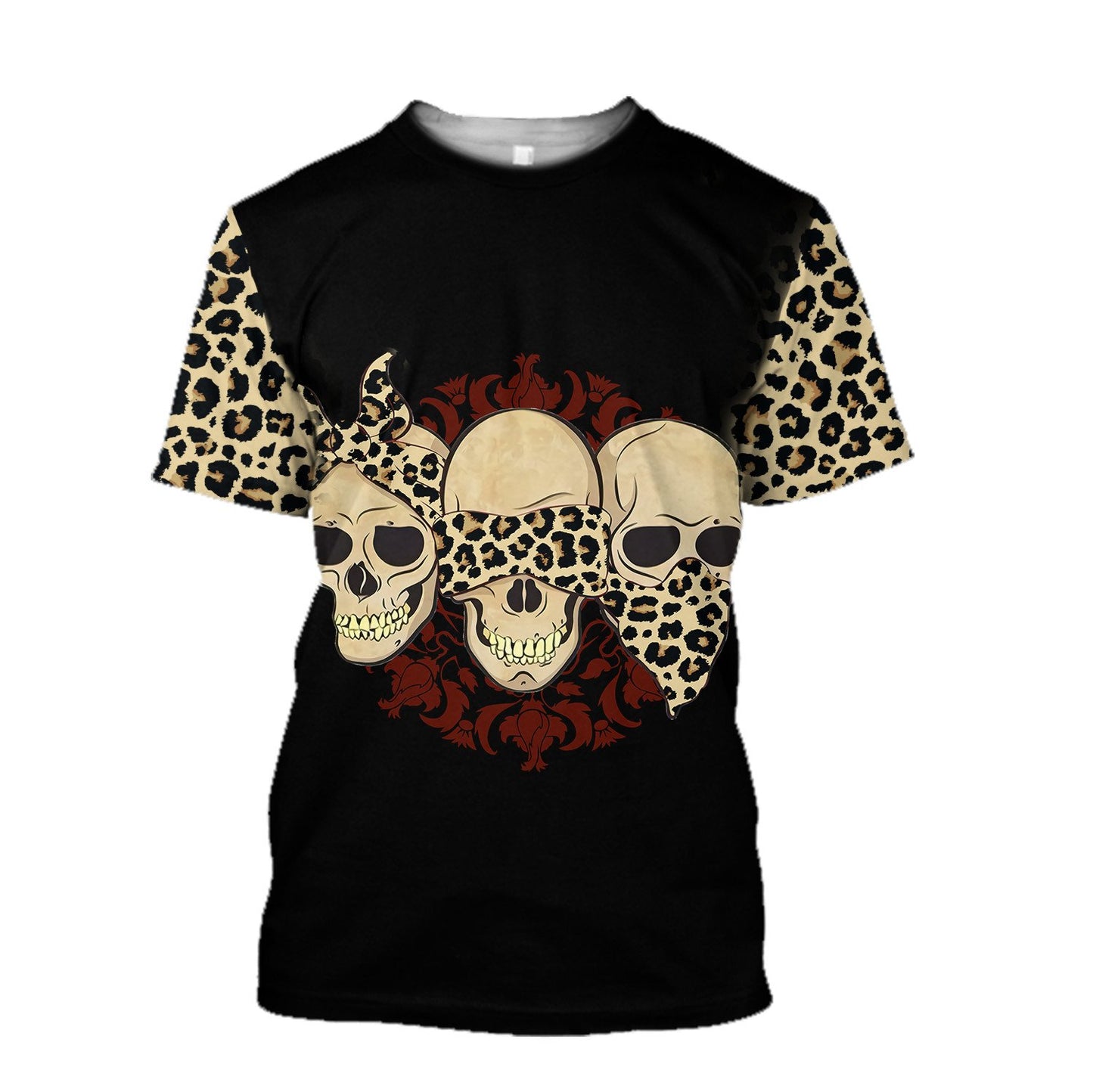 Three Skull Hoodie For Men And Women TR04032101