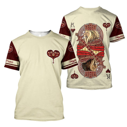 Custom Name Lion 3D All Over Printed Unisex Shirts DQB11033203