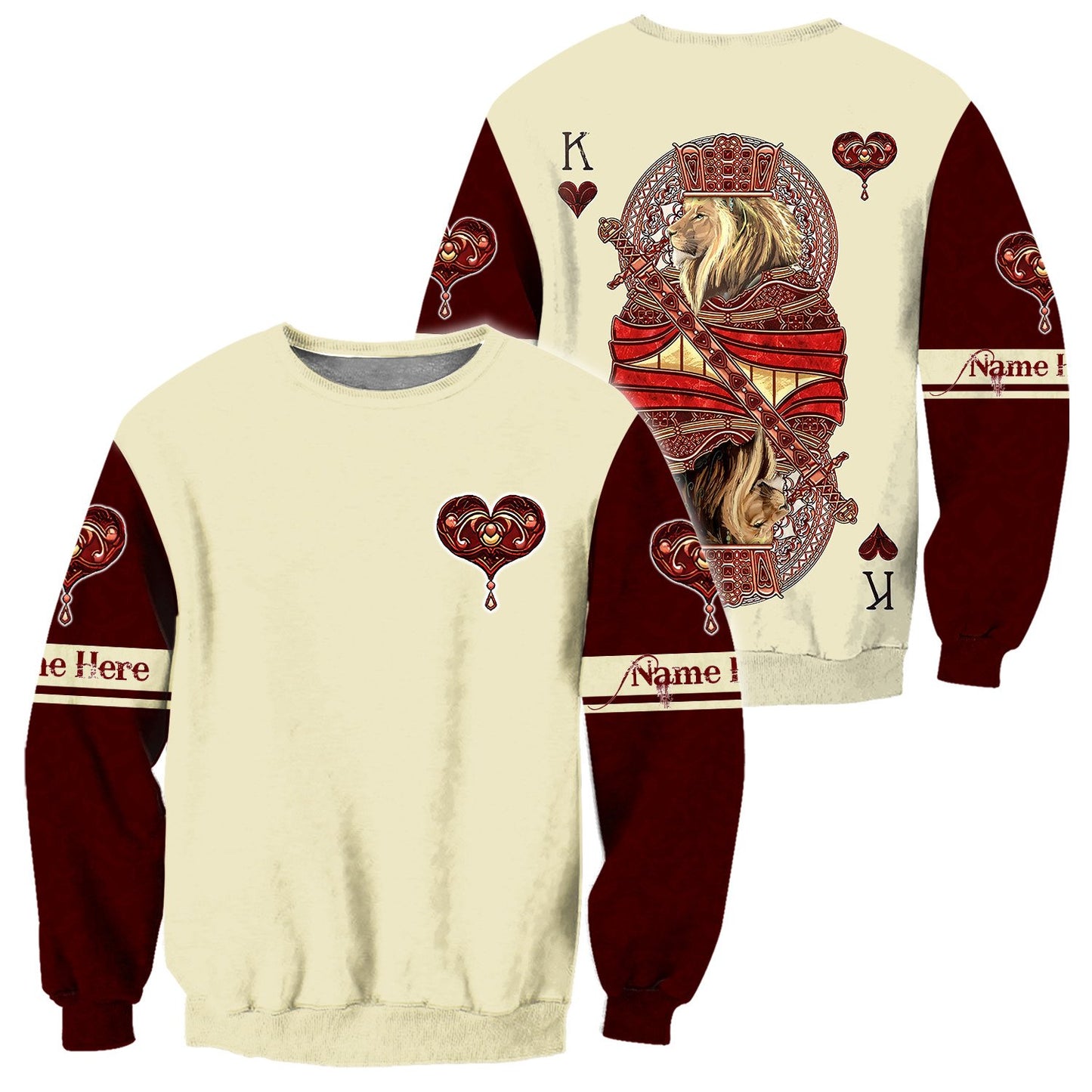 Custom Name Lion 3D All Over Printed Unisex Shirts DQB11033203