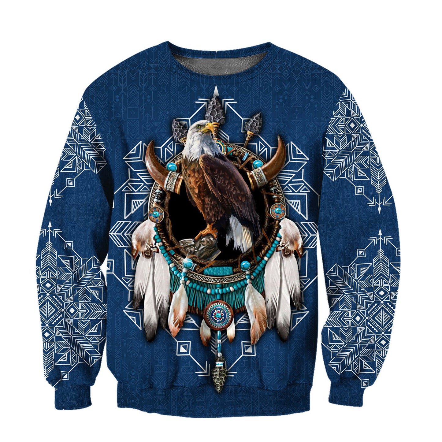 Eagle Native American 3D All Over Printed Unisex Shirt