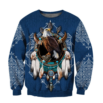 Eagle Native American 3D All Over Printed Unisex Shirt