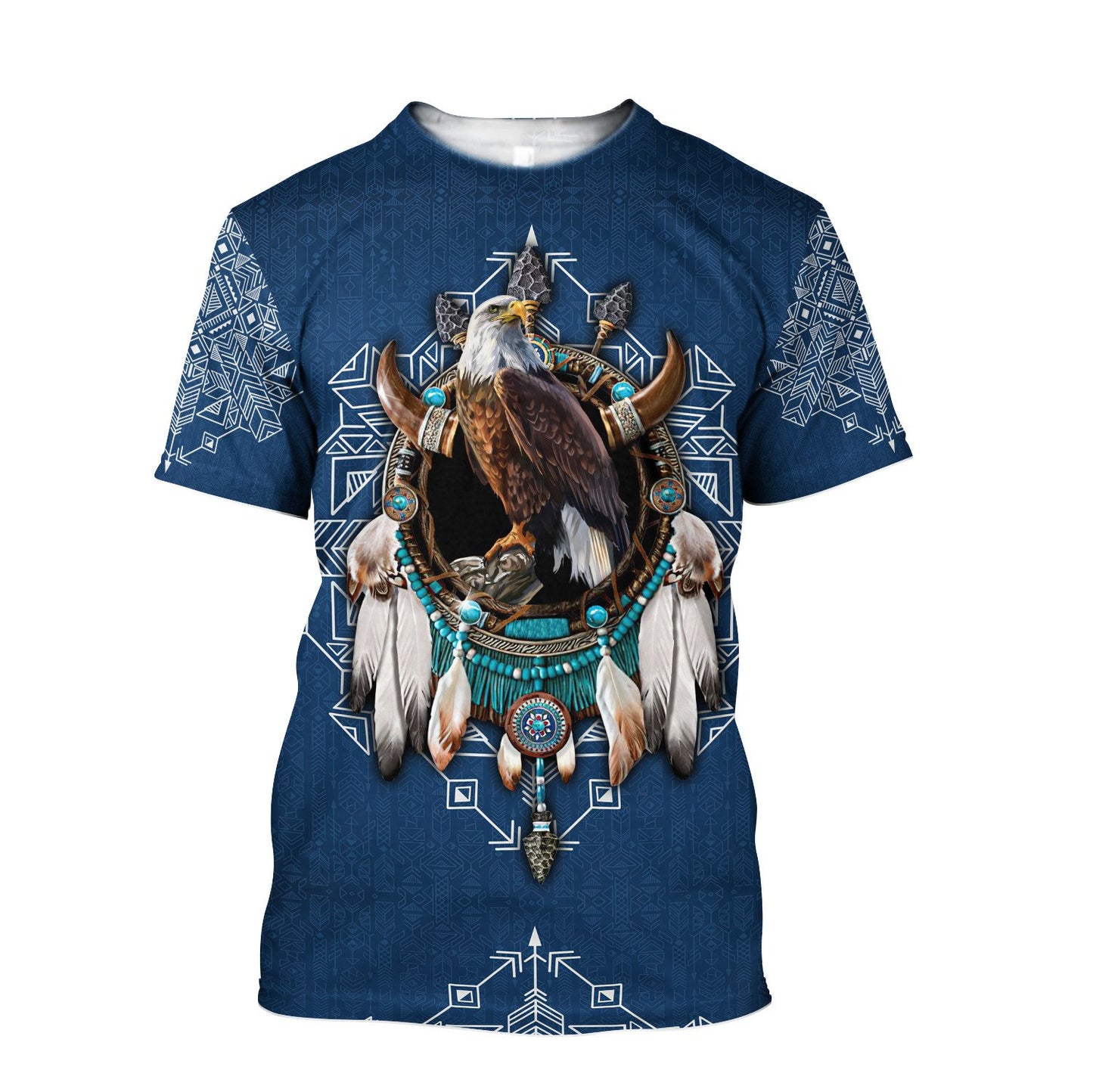 Eagle Native American 3D All Over Printed Unisex Shirt