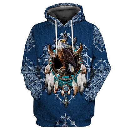Eagle Native American 3D All Over Printed Unisex Shirt