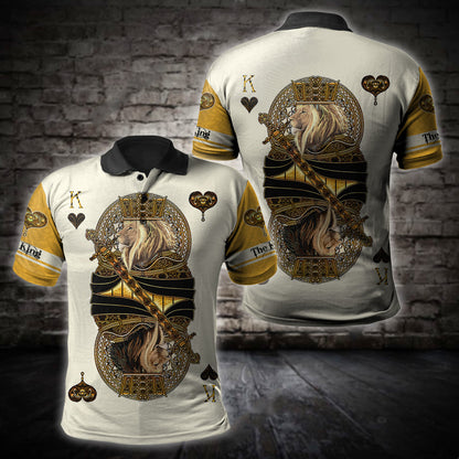 Summer Collection - King Heart Lion  3D All Over Printed Unisex Shirts