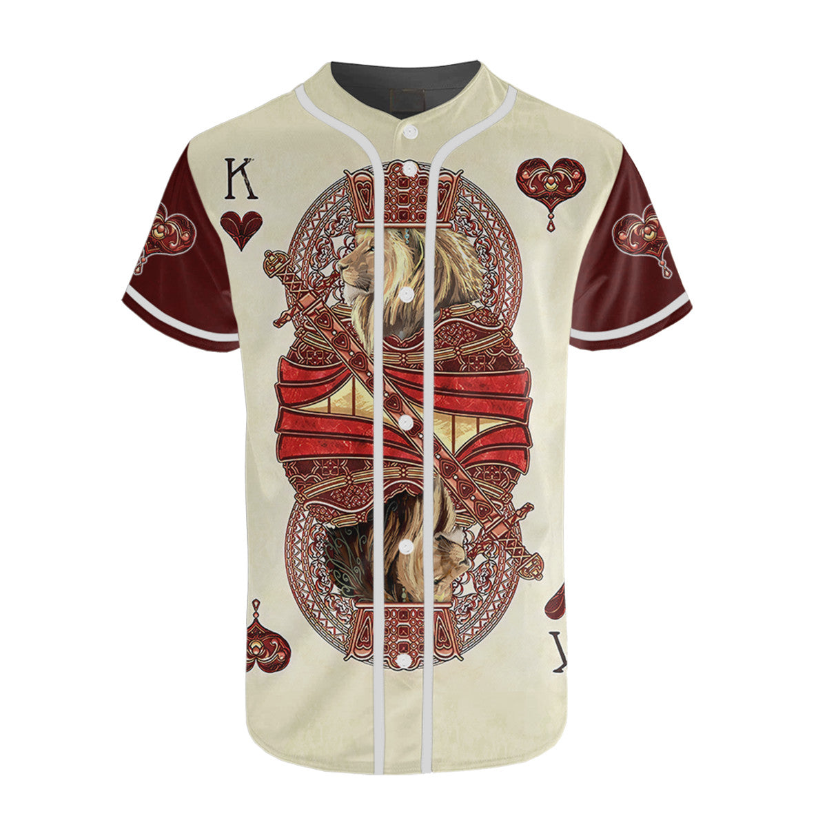 Summer Collection - King Heart Lion 3D All Over Printed Unisex Shirts
