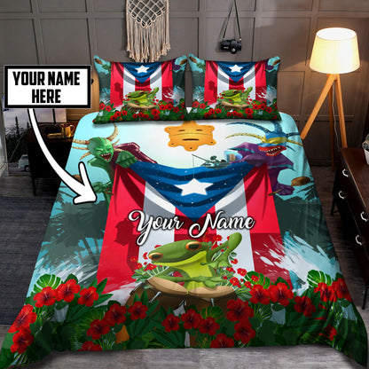 Customize Name Puerto Rico Bedding Set DA01062102