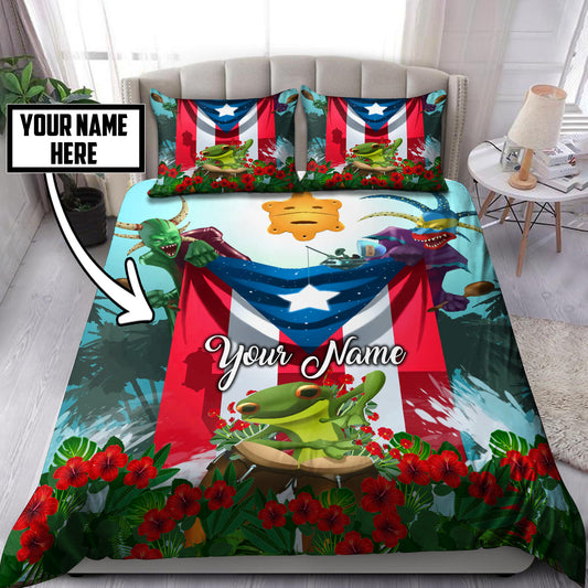 Customize Name Puerto Rico Bedding Set DA01062102