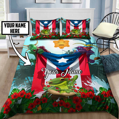 Customize Name Puerto Rico Bedding Set DA01062102