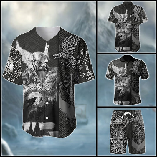 Viking Odin 3D All Over Printed Unisex Shirts