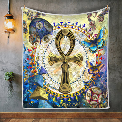 Ancient Egypt 3D All Over Printed Quilt