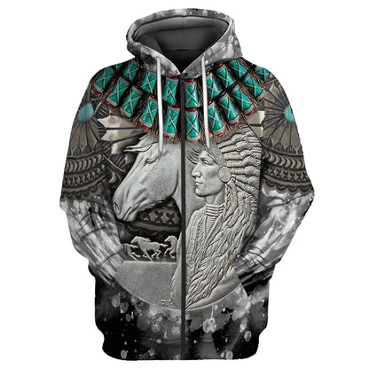 Native American 3D All Over Printed Unisex Shirts