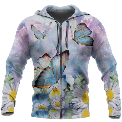 Butterfly Sweet Garden 3D Winter Clothes TR091103-Apparel-NNK-Hoodie-S-Vibe Cosy™