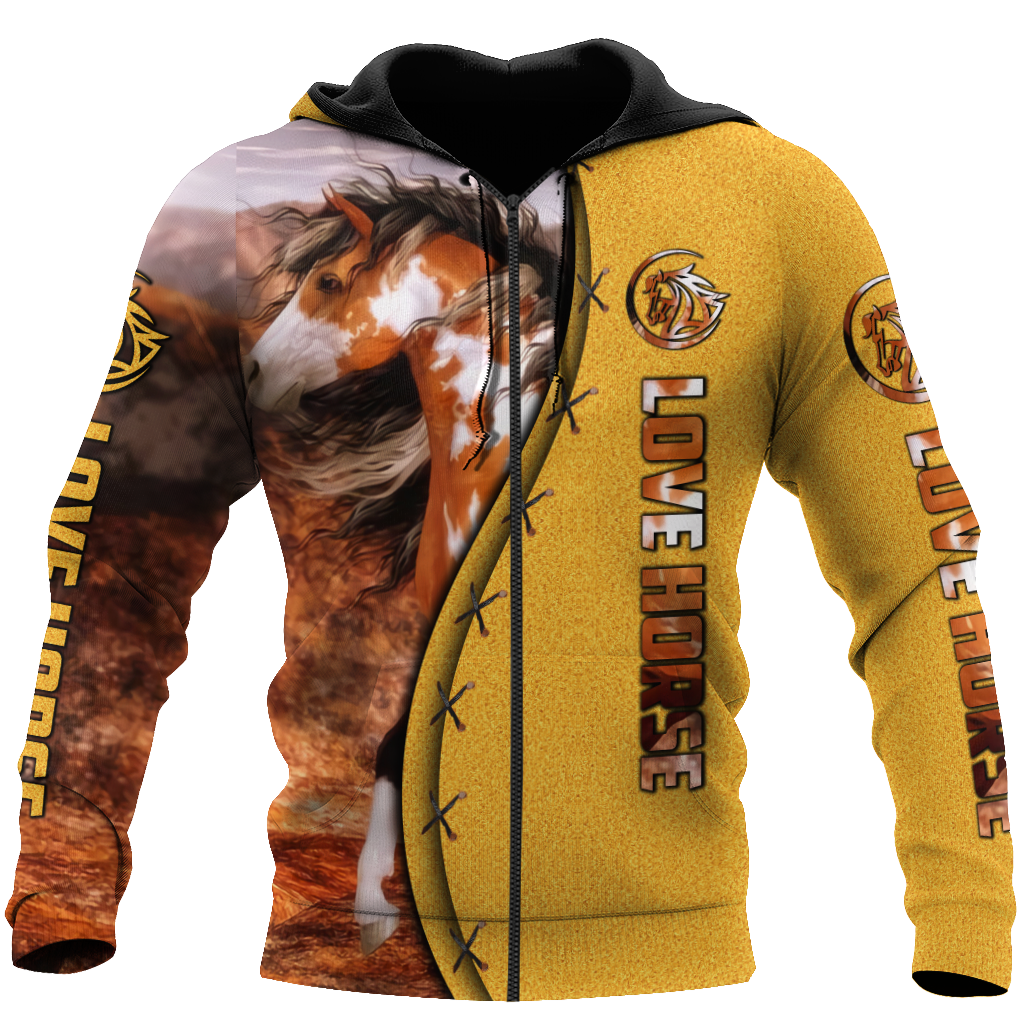 Native Horse 3D All Over Printed Hoodie For Men And Women DA16122002