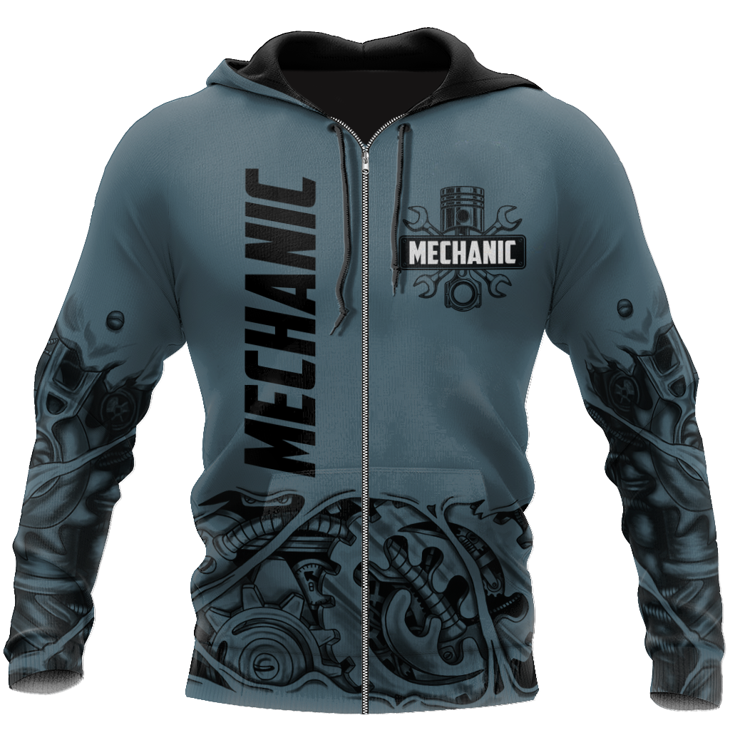 Mechanic 3D All Over Printed Hoodie For Men and Women TN16092002