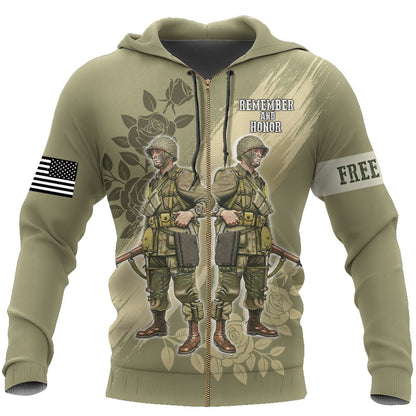 Memorial day Remember and honor the heroes full 3D over printed shirts TR220405-Apparel-Huyencass-Hoodie-S-Vibe Cosy™