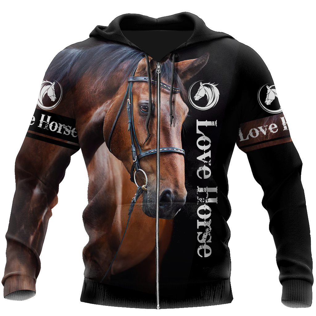 Love Horse 3D All Over Printed Shirts For Men And Women TR2005204 - Amaze Style™-Apparel