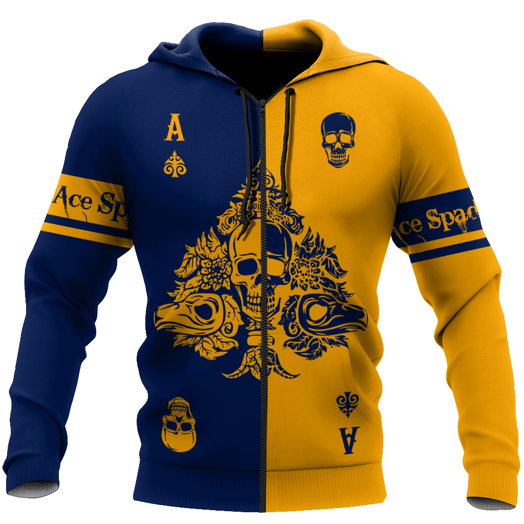 Ace Spade 3D All Over Printed Unisex Shirts