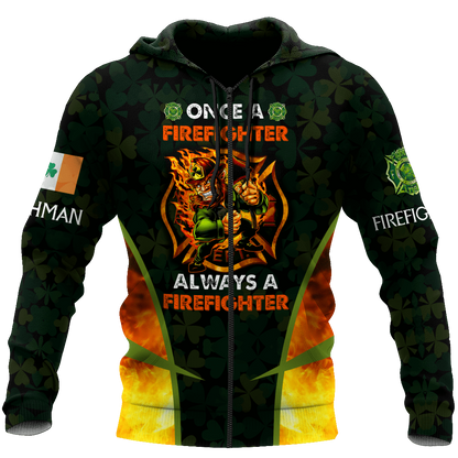 3D All Over Printed Irish- Firefighter  Unisex Shirts XT
