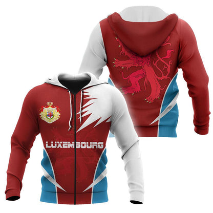 Luxembourg 3D All Over Printed Shirts For Men And Women