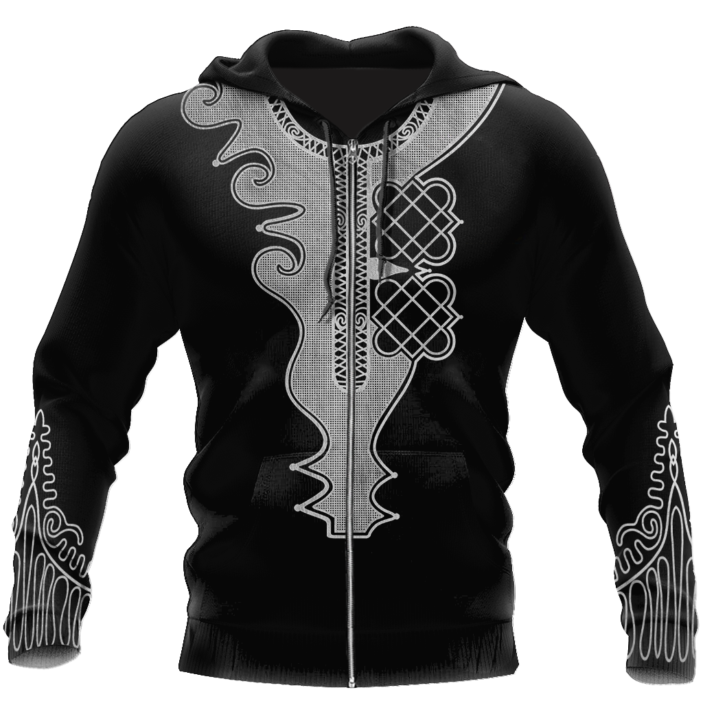 Panther African Classic Pattern 3D All Over Print Hoodie DL