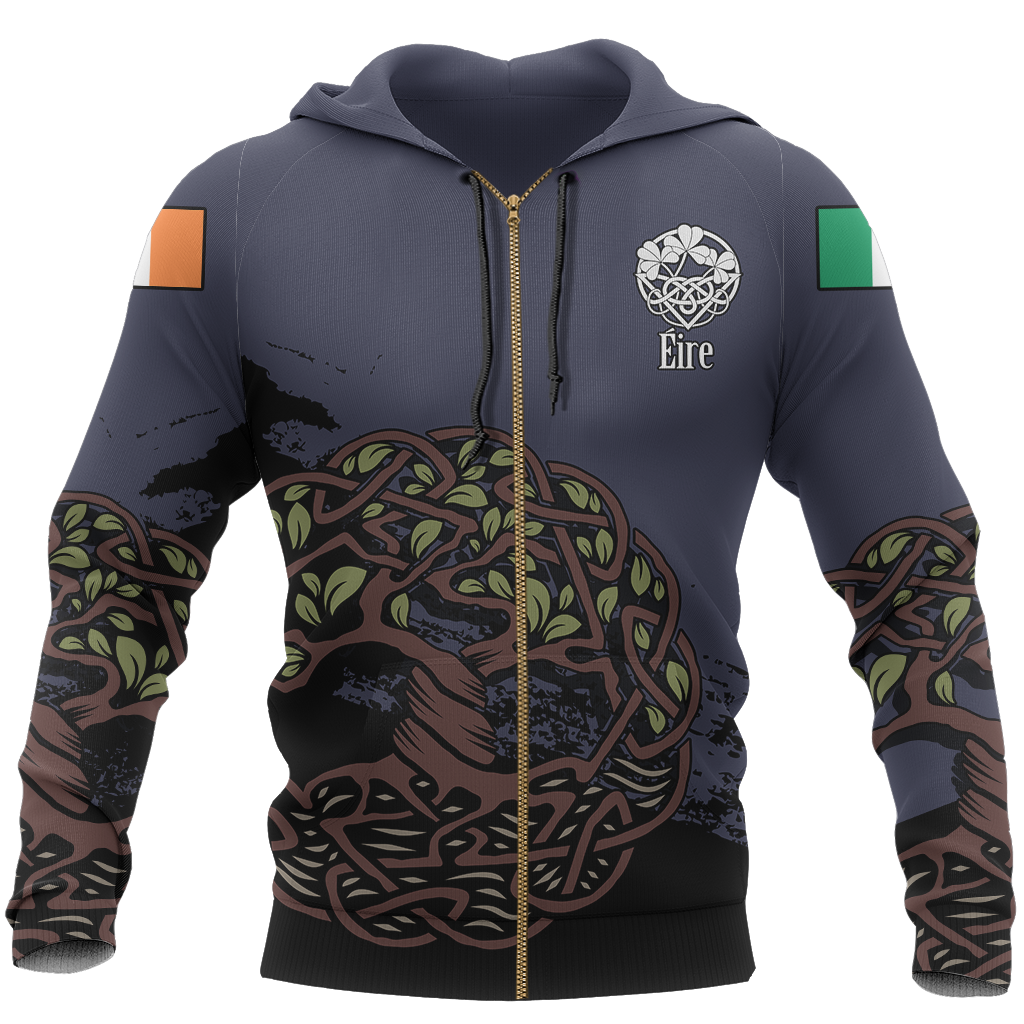 Celtic Tree of Life Hoodie Purple Version Z2-Apparel-HD09-Zip Hoodie-S-Vibe Cosy™