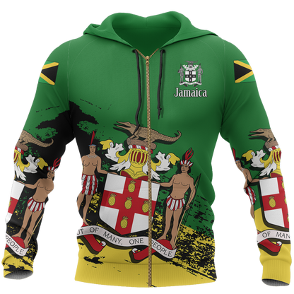 Jamaica Special Hoodie Z2-Apparel-Phaethon-Zip Hoodie-S-Vibe Cosy™